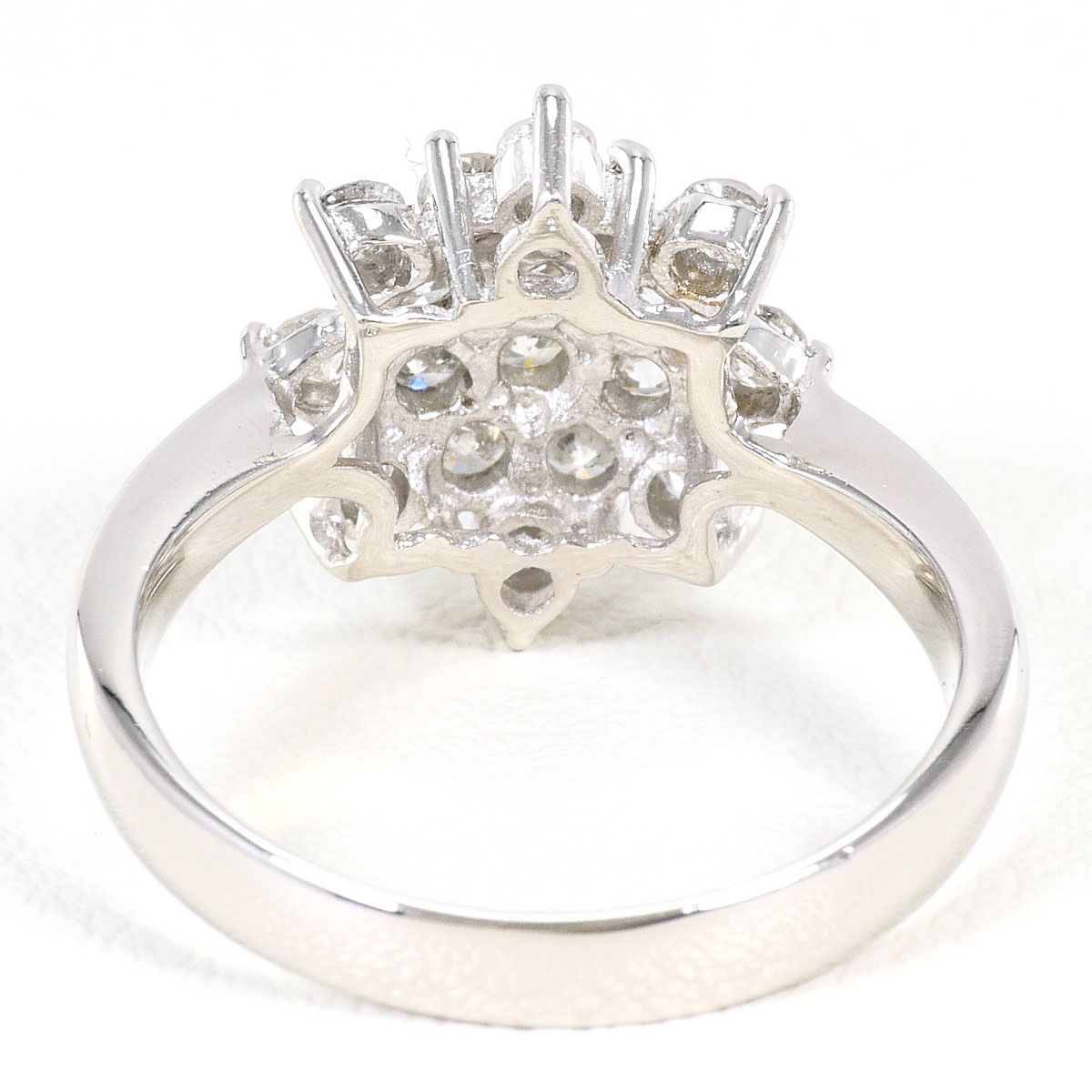 PT900/プラチナ リング・指輪 12.5号 ダイヤモンド 1.00ct 鑑別書 総