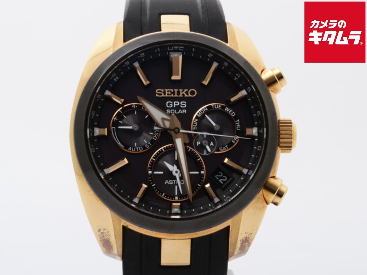 【中古】 【並品】 セイコー アストロン ブラック SBXC024/5X53-0AJ0 ステンレススティール