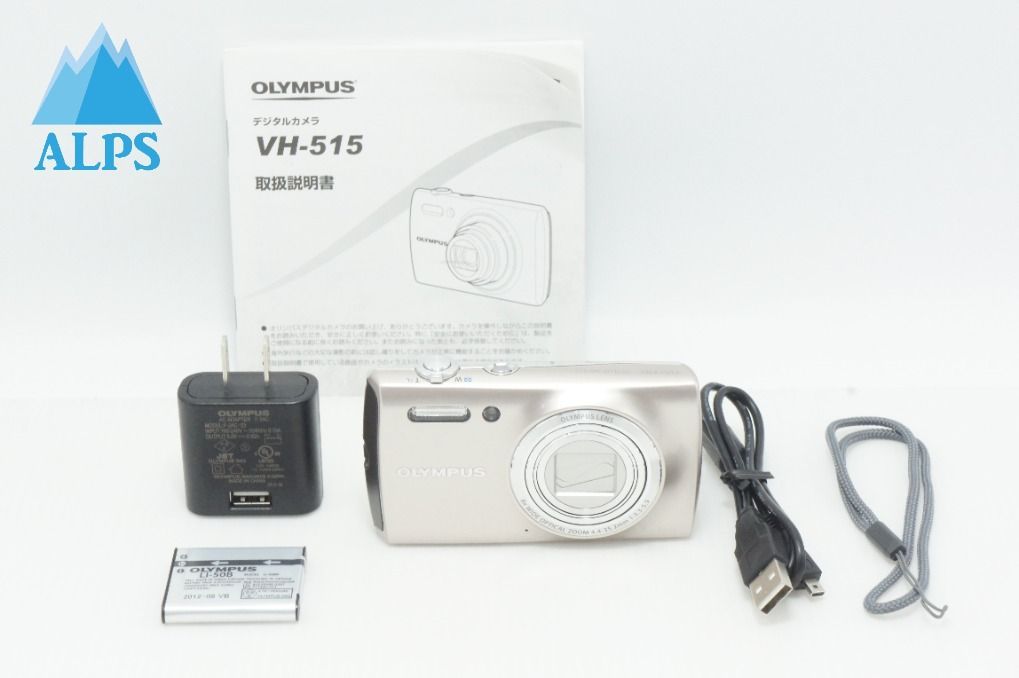 美品 OLYMPUS オリンパス STYLUS VH-515 コンパクトデジタルカメラ