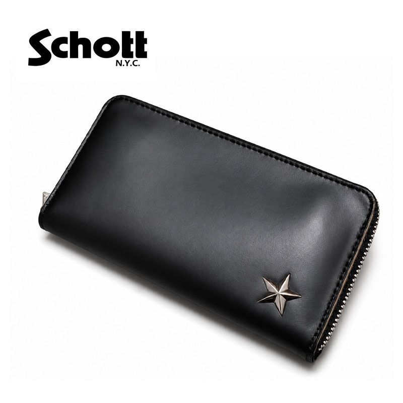 Schott ショット ワンスター ジップウォレット レザーウォレット 長
