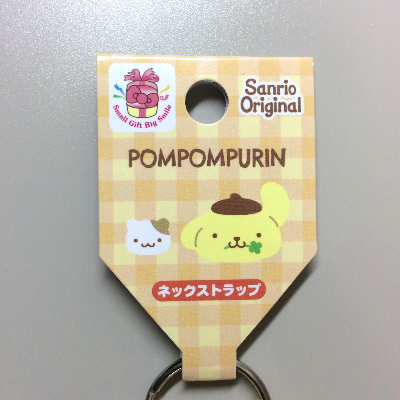 SAN612-0086【新品・未使用品】ポムポムプリン ネックストラップ