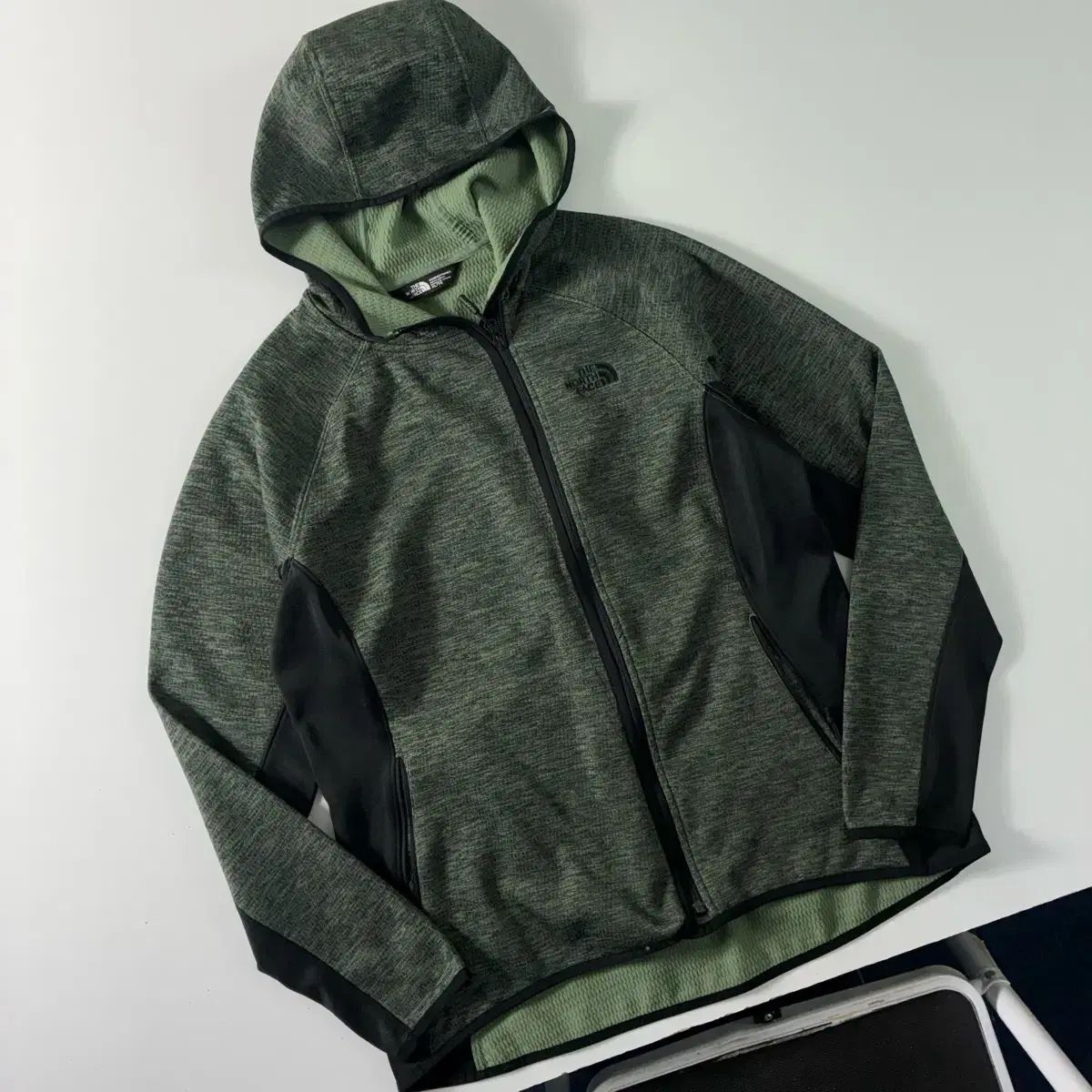 THE NORTH FACE ザノースフェイス arcata グリーン フーデッド フリース ジャケット