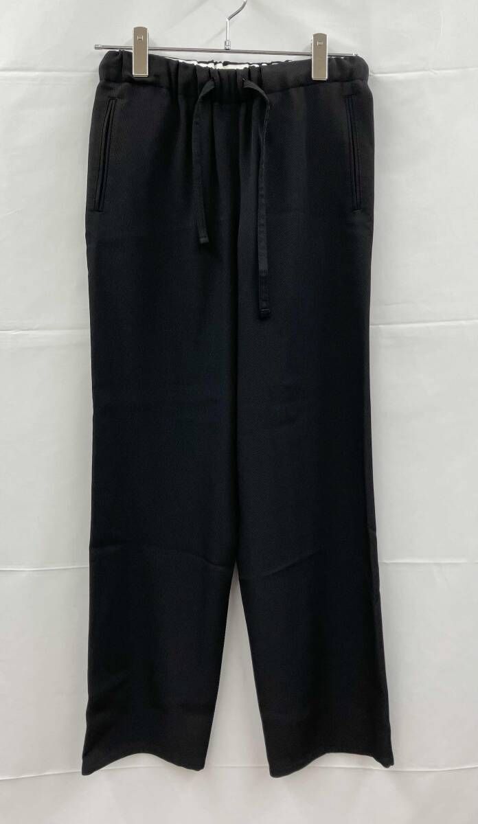 OVERCOAT オーバーコート イージーパンツ S22P03-DWT ワイドレッグトラウザー ウエスト総ゴム 日本製 サイズ00 ブラック 通年