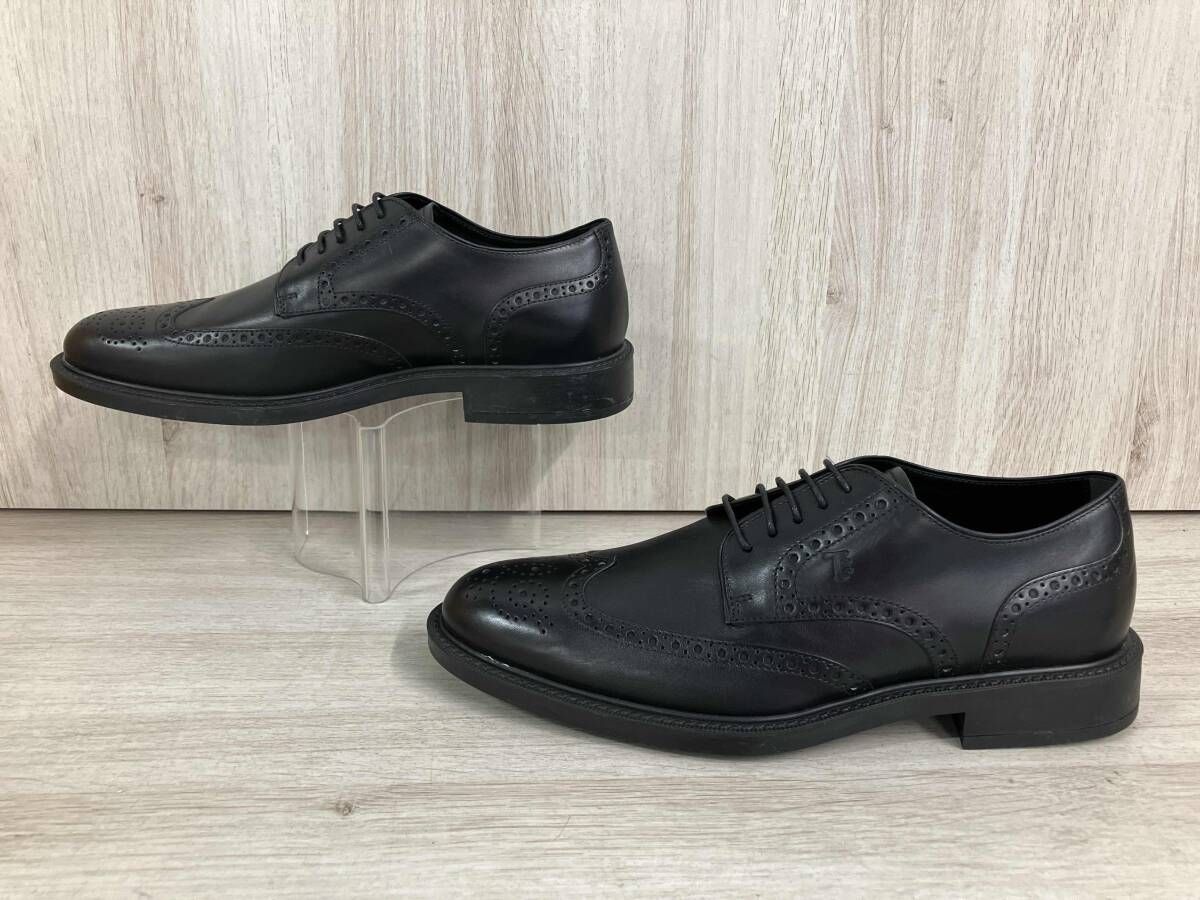 TOD'S トッズ ウィングチップ 25cm ブラック 箱有り - メルカリ