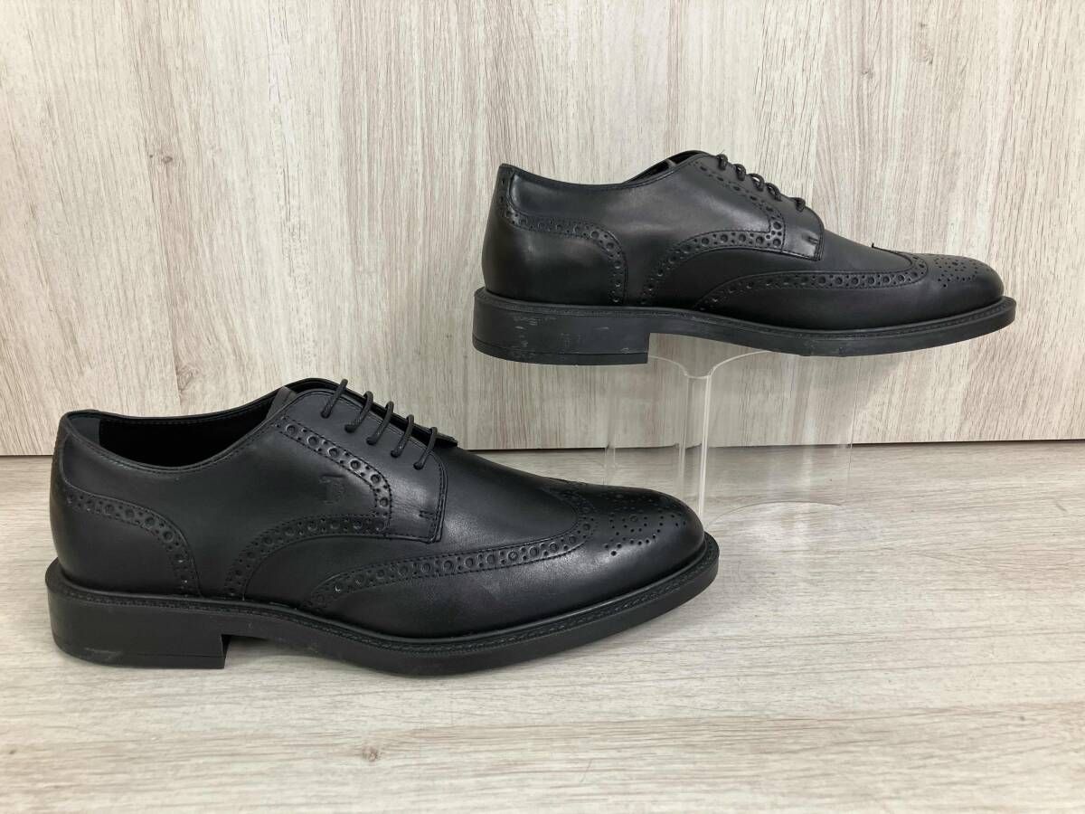 TOD'S トッズ ウィングチップ 25cm ブラック 箱有り - メルカリ
