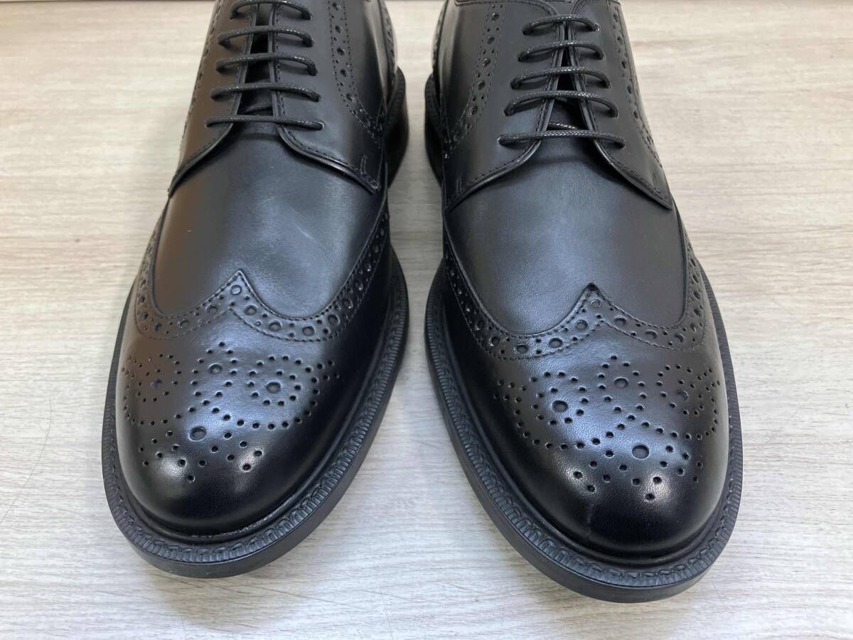 TOD'S トッズ ウィングチップ 25cm ブラック 箱有り - メルカリ