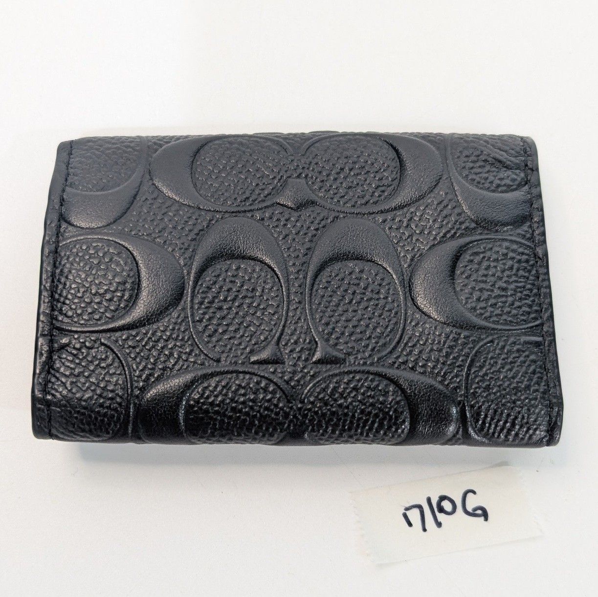 COACH コーチ 5連 キーケース ジャンク品 シグネチャー エンボス