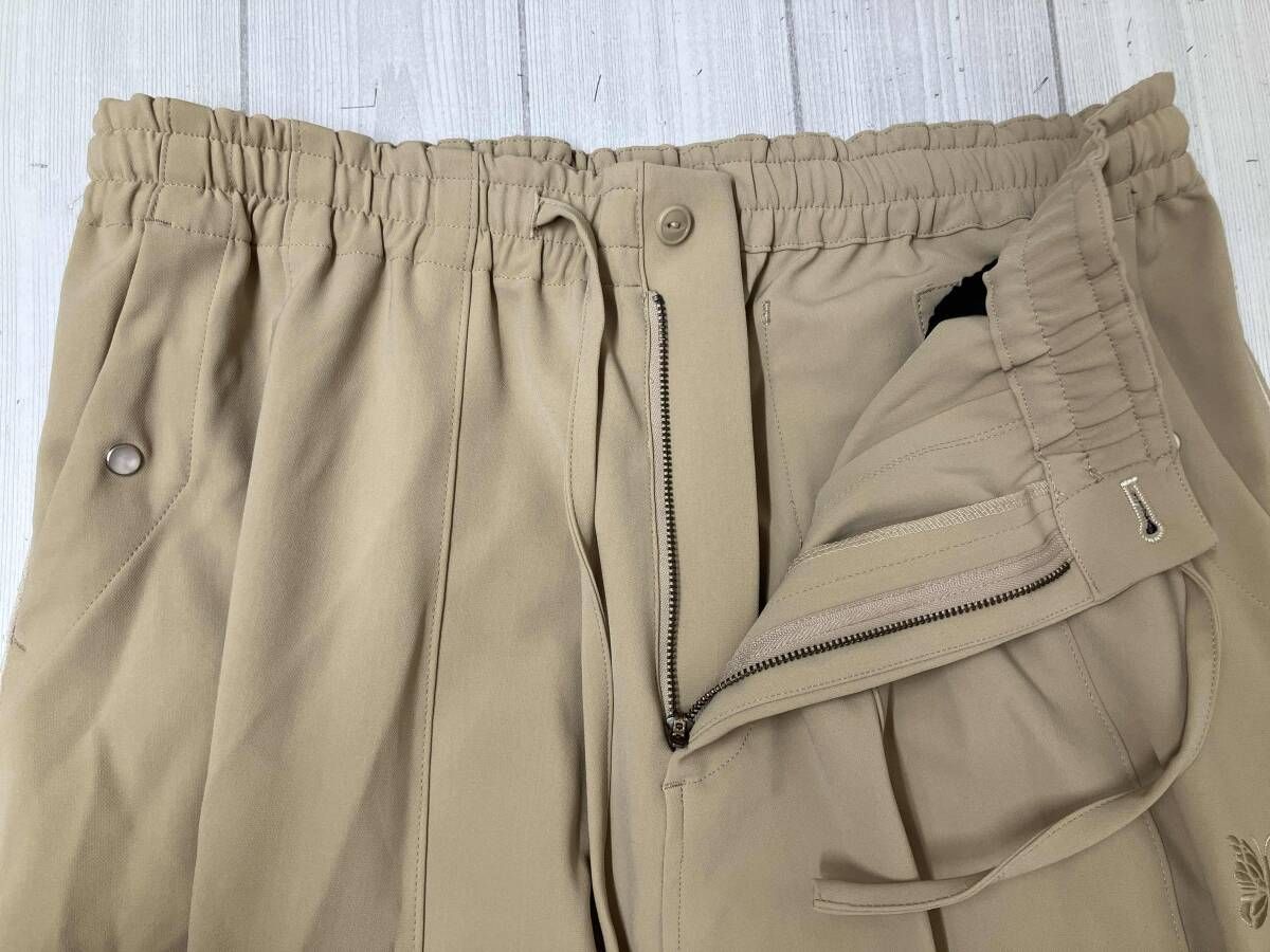 NEEDLES ニードルズ QV1553 Piping Cowboy H.D.Pants カウボーイ ヒザデルパンツ ワイドトラックパンツ サイズM ベージュ