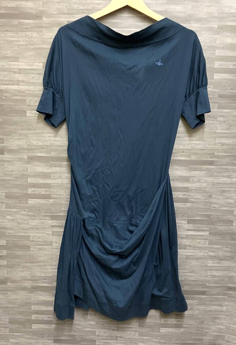 VIVIENNE WESTWOOD RED LABEL/ヴィヴィアンウエストウッドレッドレーベル/半袖ワンピース/16-03-532001/ネイビー/Mサイズ