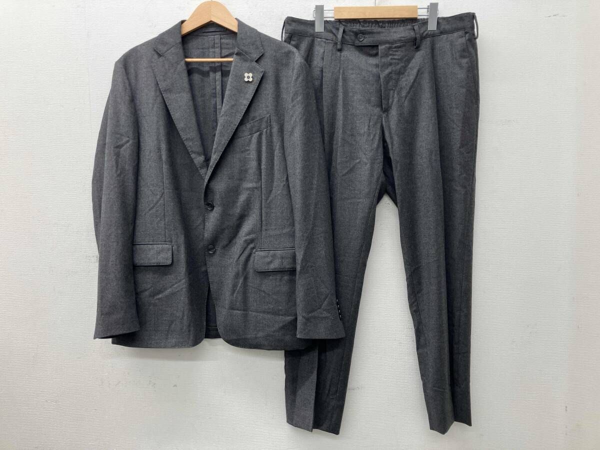 LARDINI ラルディーニ セットアップ スーツセット テーラード SU 534-A サイズ52 ダークグレー 秋冬 28,145円