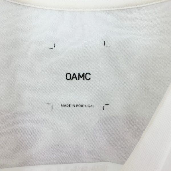 OAMC オーエーエムシー Tシャツ カットソー 半袖 フロントロゴ バック