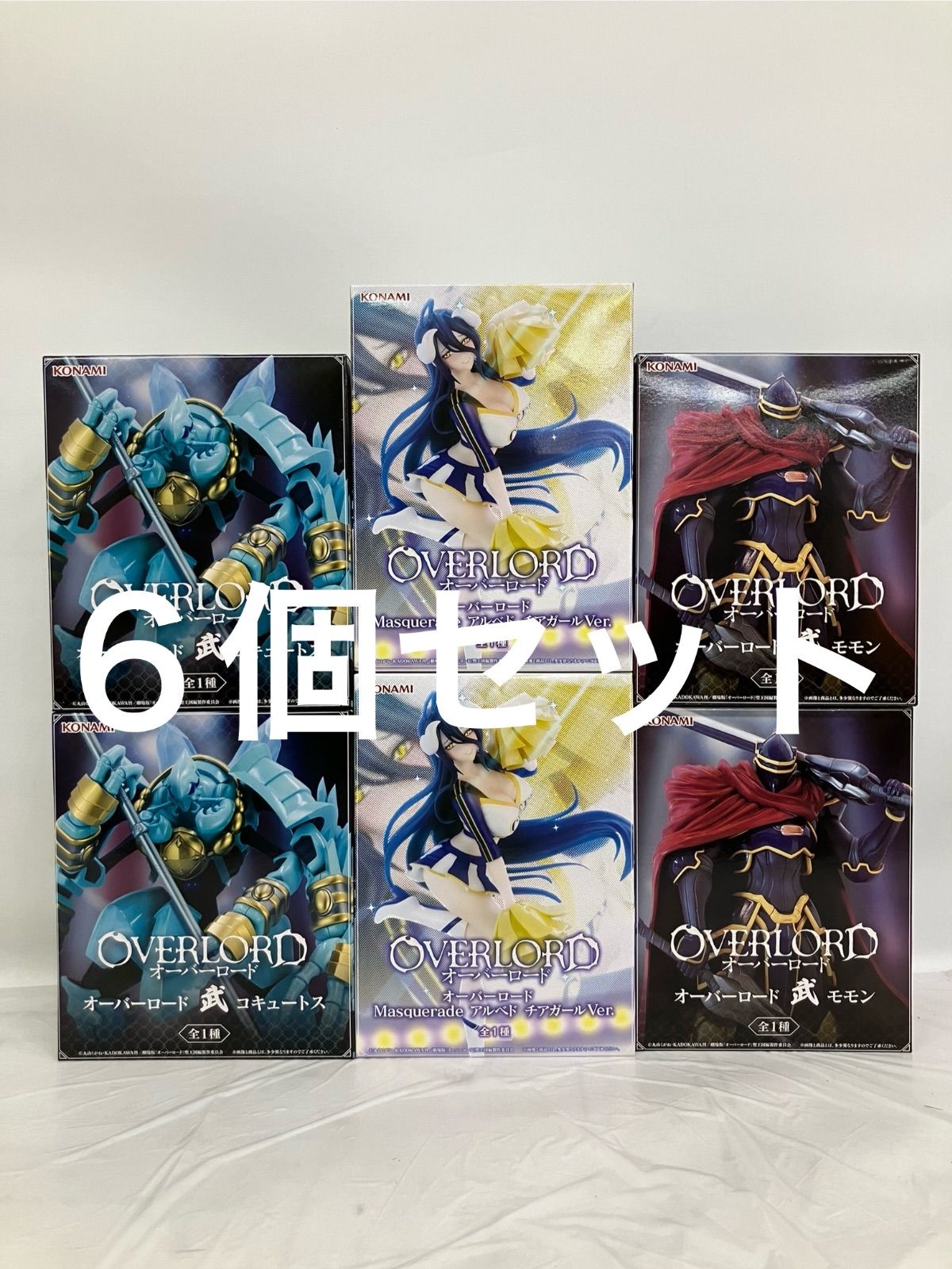 未開封 オーバーロード フィギュア アルベド 武 コキュートス モモン 3