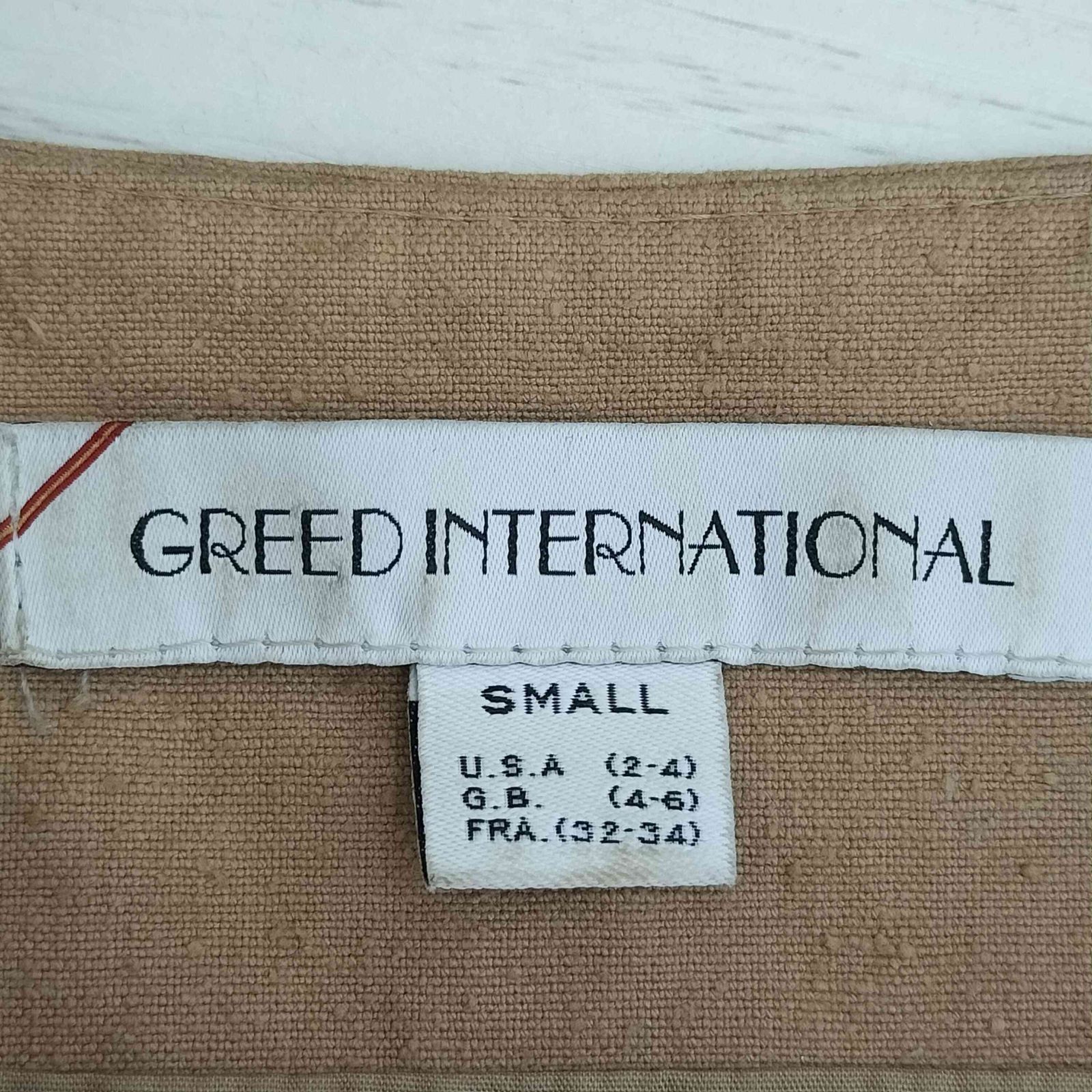 【新品未使用】greed international グリード トップス グリードインターナショナル GREED International NEP COTTON Tops