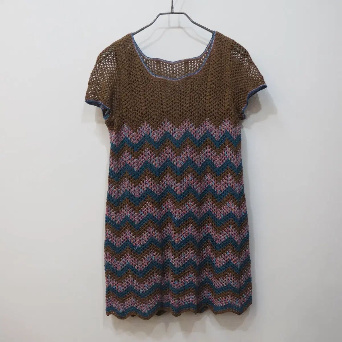 ZIGZAG ジグザグ ハンドメイド 手編み ニット