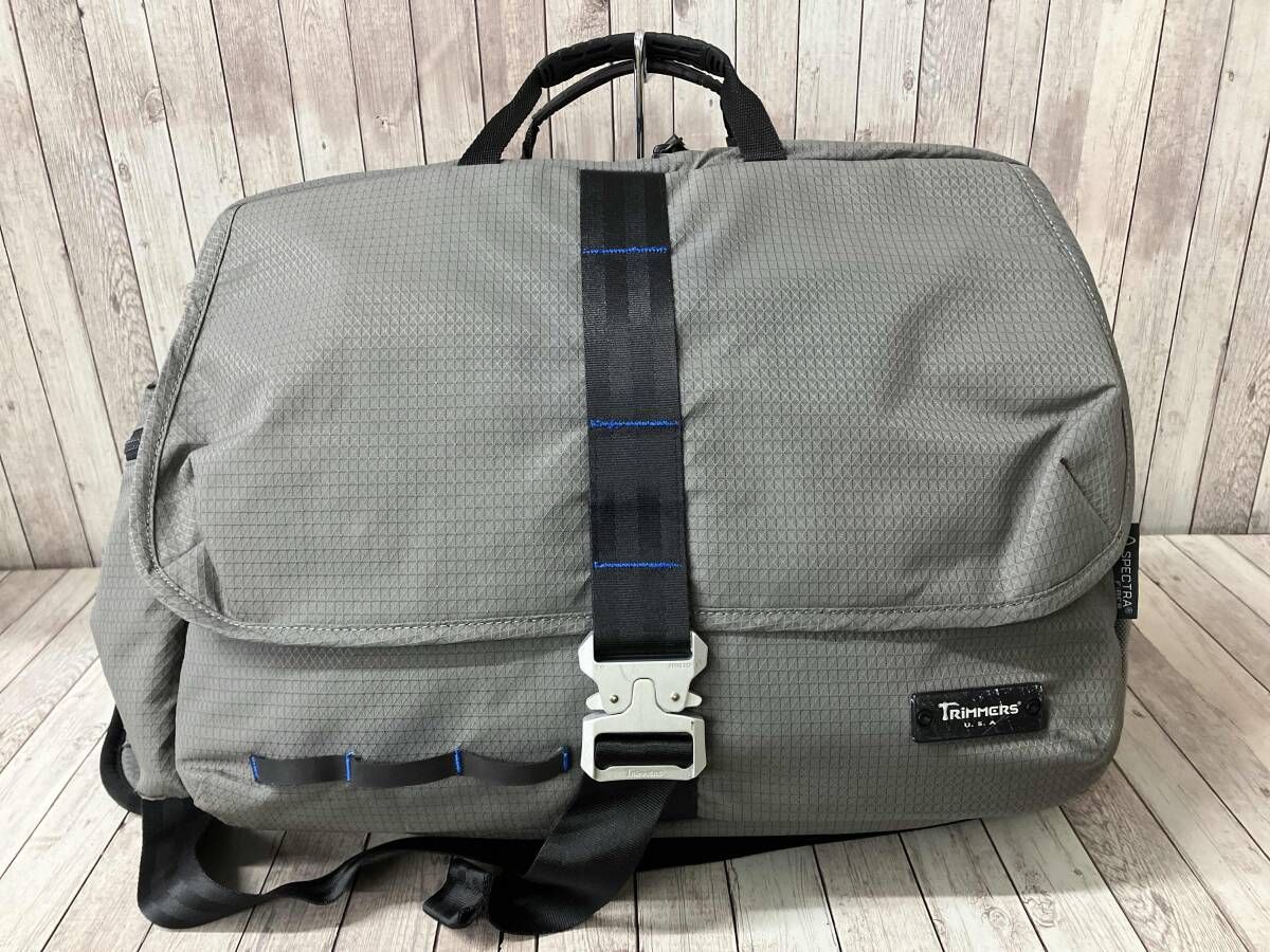 TRIMMERS U.S.A トリマーズ ショルダーバッグ 3WAY リュック ブリーフケース グレー 秋