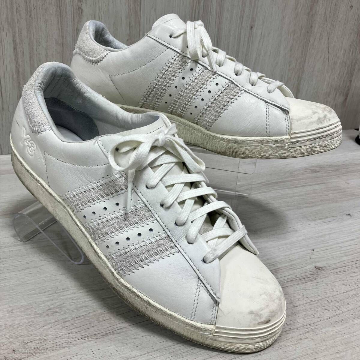 adidas/スニーカー/Y3 ID4122 27.5㎝　ワイスリー スーパースター 白 アディダス　ヨウジヤマモト