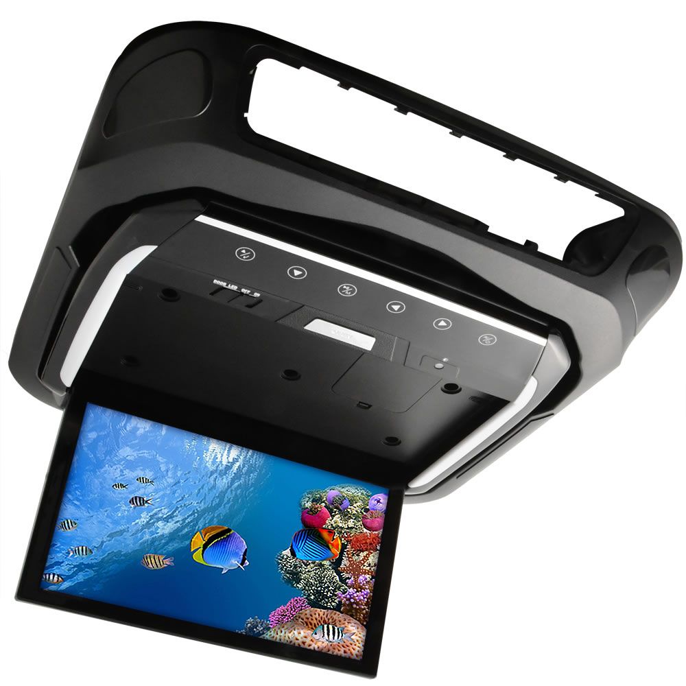 ZRR80 ZWR80 エスクァイア ムーンルーフ無し車用 フリップダウンモニター フルHD ＋ 取付キット 化粧パネルブラック フルHD 13.3インチ