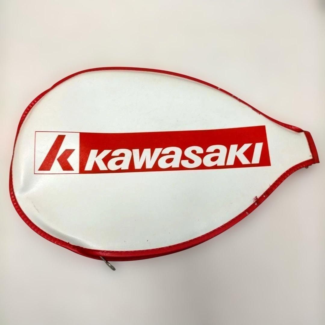 Kawasaki 木製テニスラケット NEW Number One 国産 カワサキ ケース