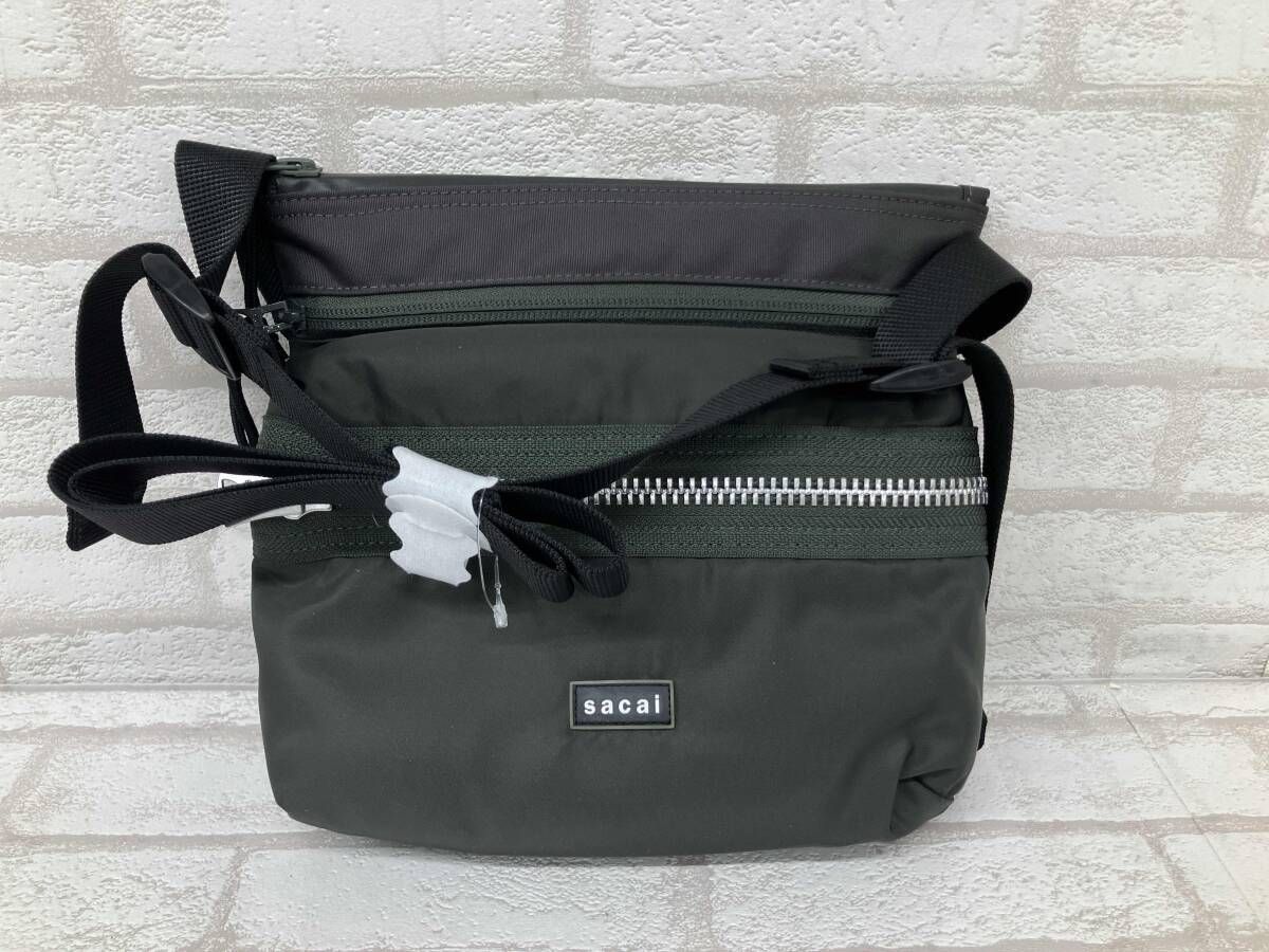sacai サカイ ポケットサコッシュ ショルダーバッグ カーキ グリーン メンズ 25,167円