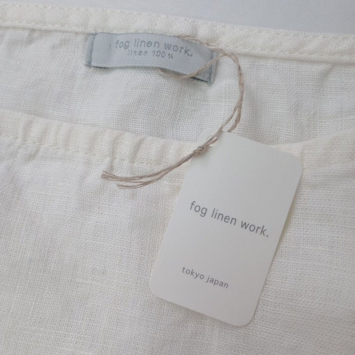 ◯新品 fog linen work フォグリネンワーク リネン 麻 100％ プル 