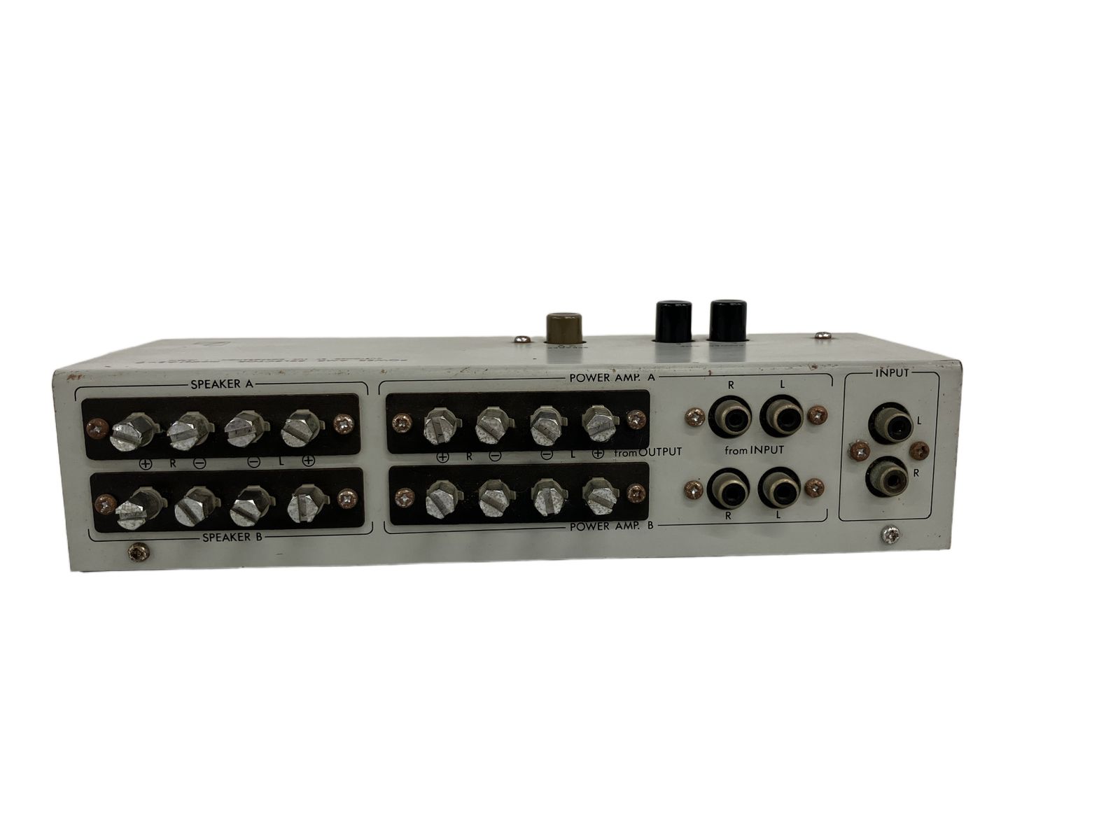 LUXMAN パワーアンプセレクター AS-9 オーディオ切替器 ラックスマン ラックスマン LUXMAN AS-9 パワーアンプ切替器 音響機材 アンプ