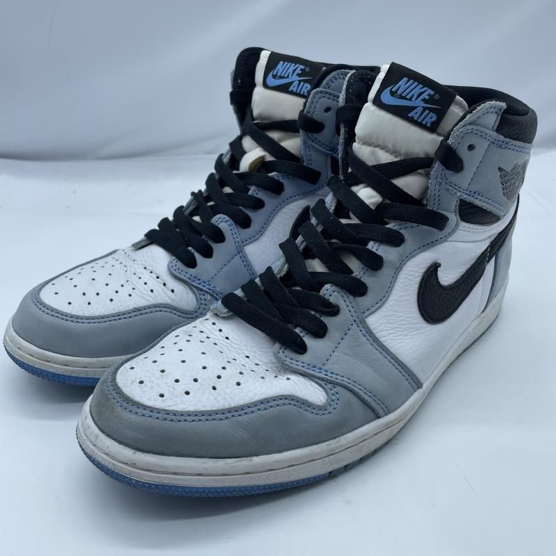 【中古】NIKE AIR JORDAN 1 HIGH OG University Blue サイズ28cm 555088-134 ナイキ ブルー[19]