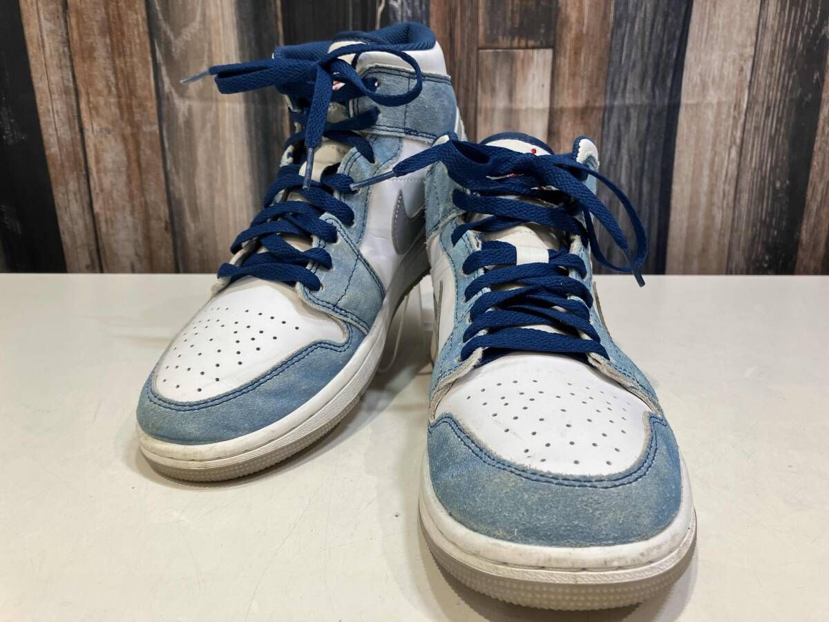 NIKE ナイキ DV3706-401 AIR JORDAN 1 MID SE スニーカー　ブルー　サイズ25.5