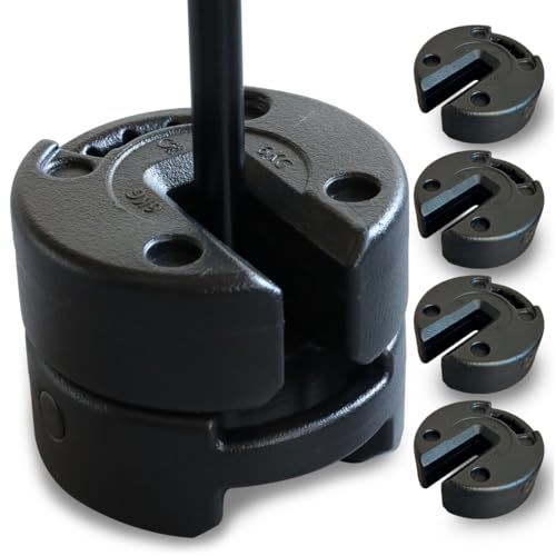 [クイックキャンプ] テント タープ マルシェ マルチウエイト 6kg/10kg ブラック/ブラウン 2個セット/4個セット 重り おもり 重し 固定 アウトドア イベント ゴール 看板 片手 持ち運び 簡単Ju