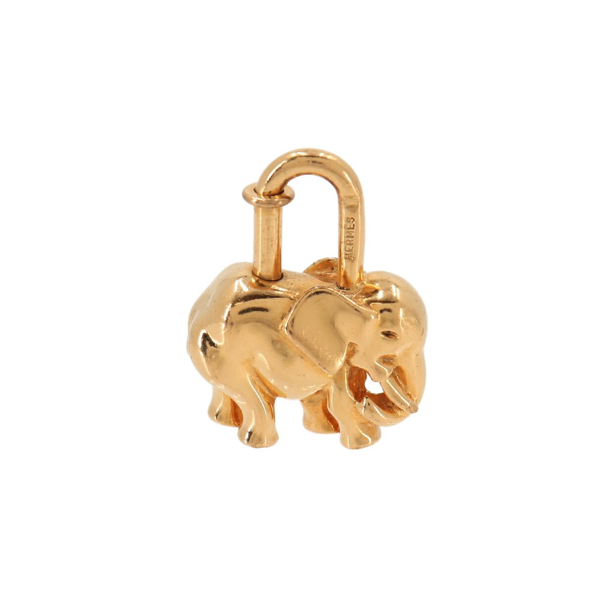 エルメス HERMES カデナ チャーム Elephant エレファント 象 ゴールド アクセサリー Cadena Charm 90333016 エルメス HERMES カデナ チャーム Elephant エレファント 象 ゴールド アクセサリー Cadena Charm 90333016