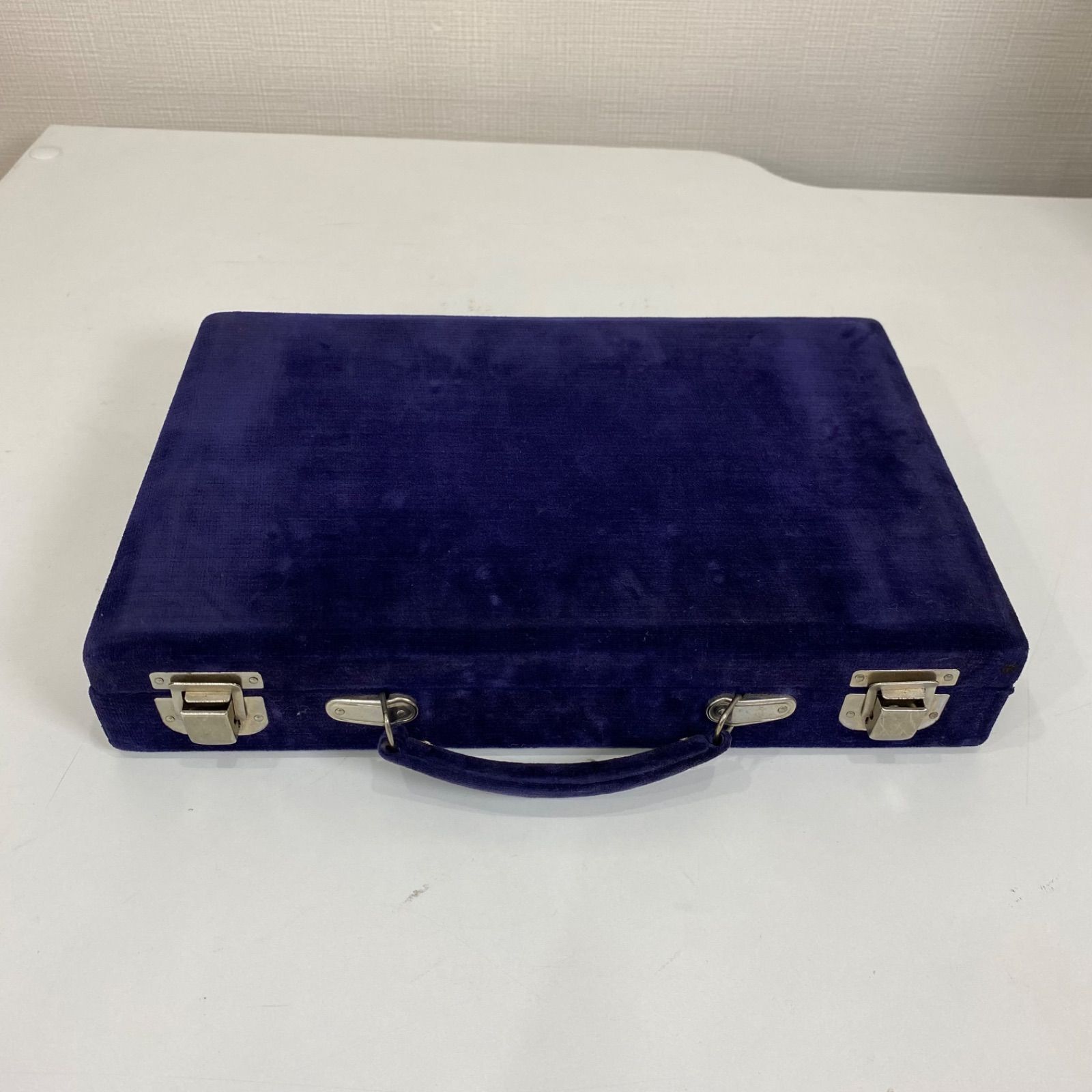 HB143】麻雀牌セット ヴィンテージ 紺色ケース入り 説明書付き - メルカリ