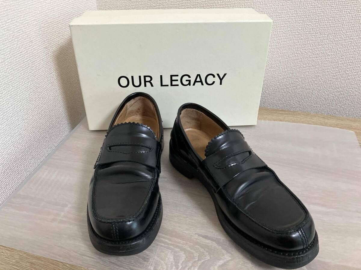 OUR LEGACY/アワーレガシー/ローファー/M2197LB/ブラック/26cm
