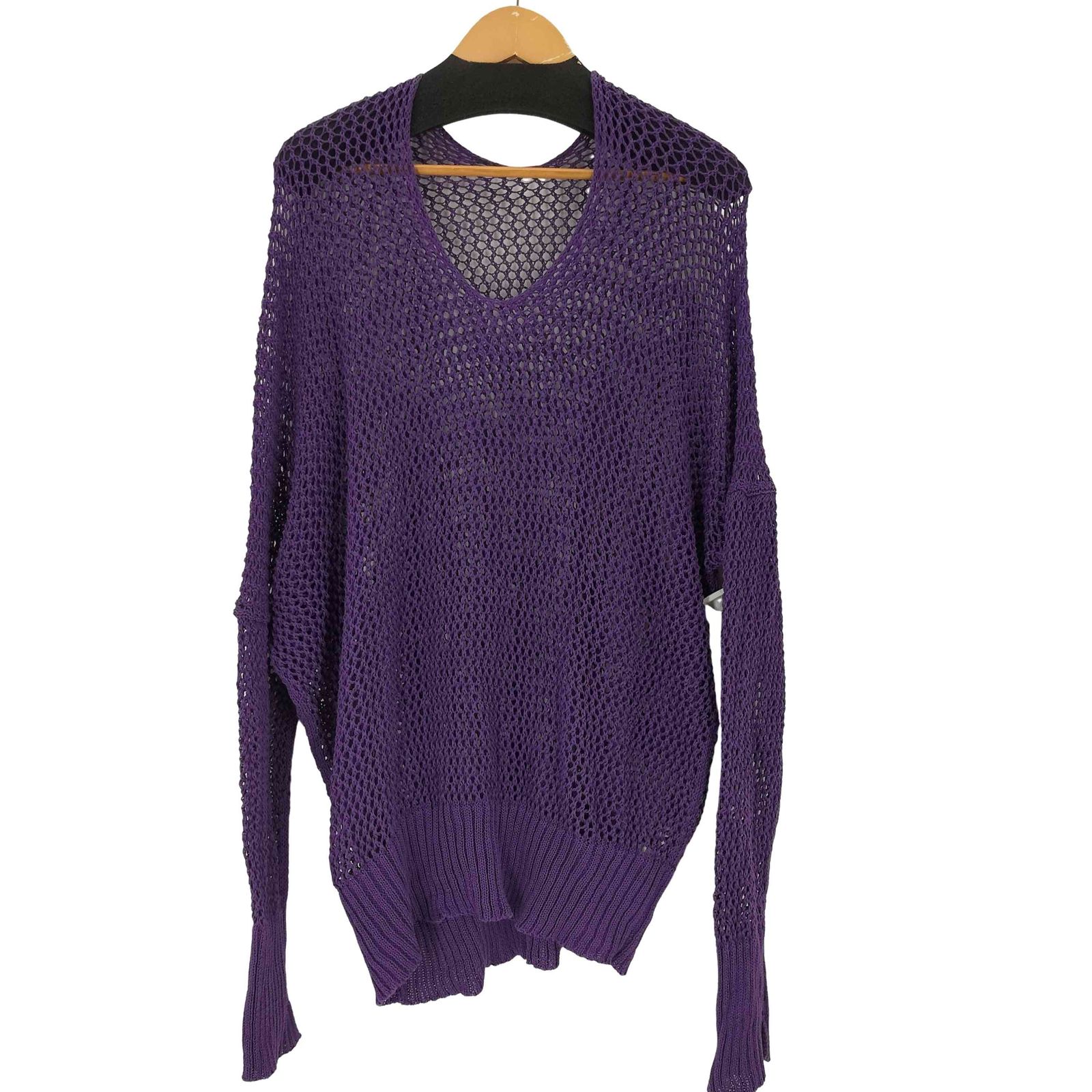 トップス sulvam Asymmetry Houndstooth knit サルバム sulvam MESH ASYMMETRY KNIT メッシュアシンメトリーニット