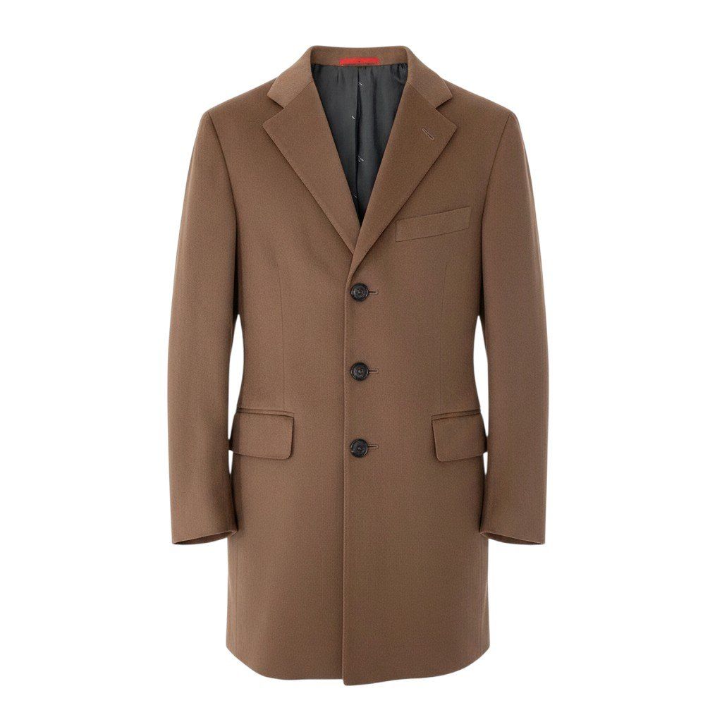 86g15《美品》 ISAIA イザイア 本切羽 ウールチェスターコート サイズ