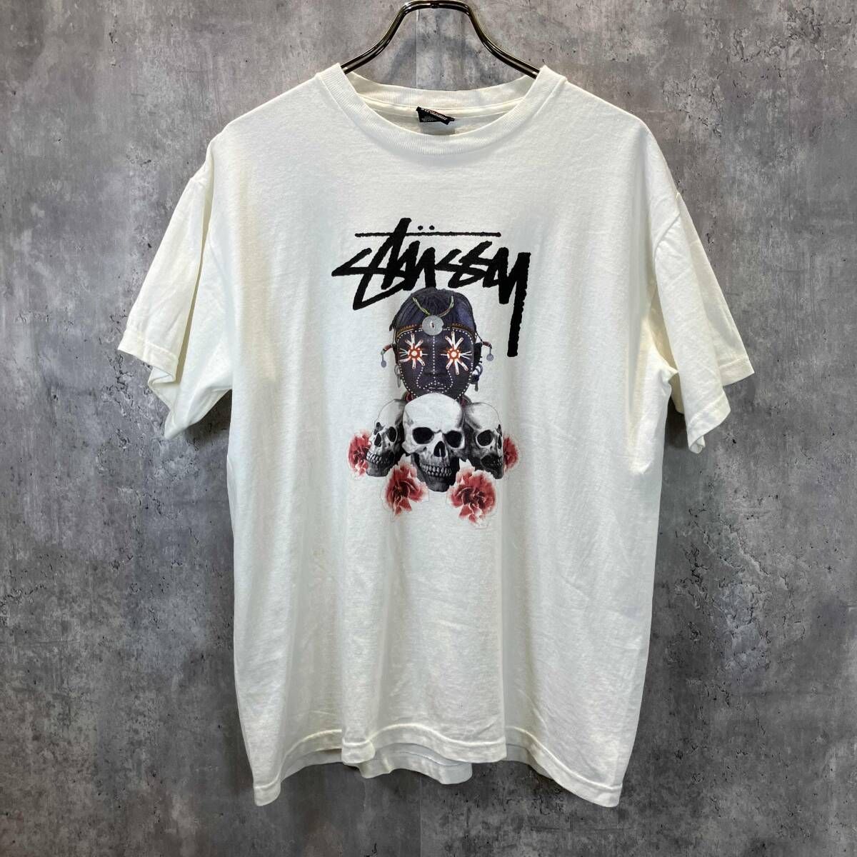 STUSSY short sleeve tee sizeM 渋谷パルコオープン記念 スカルTEE ステューシー