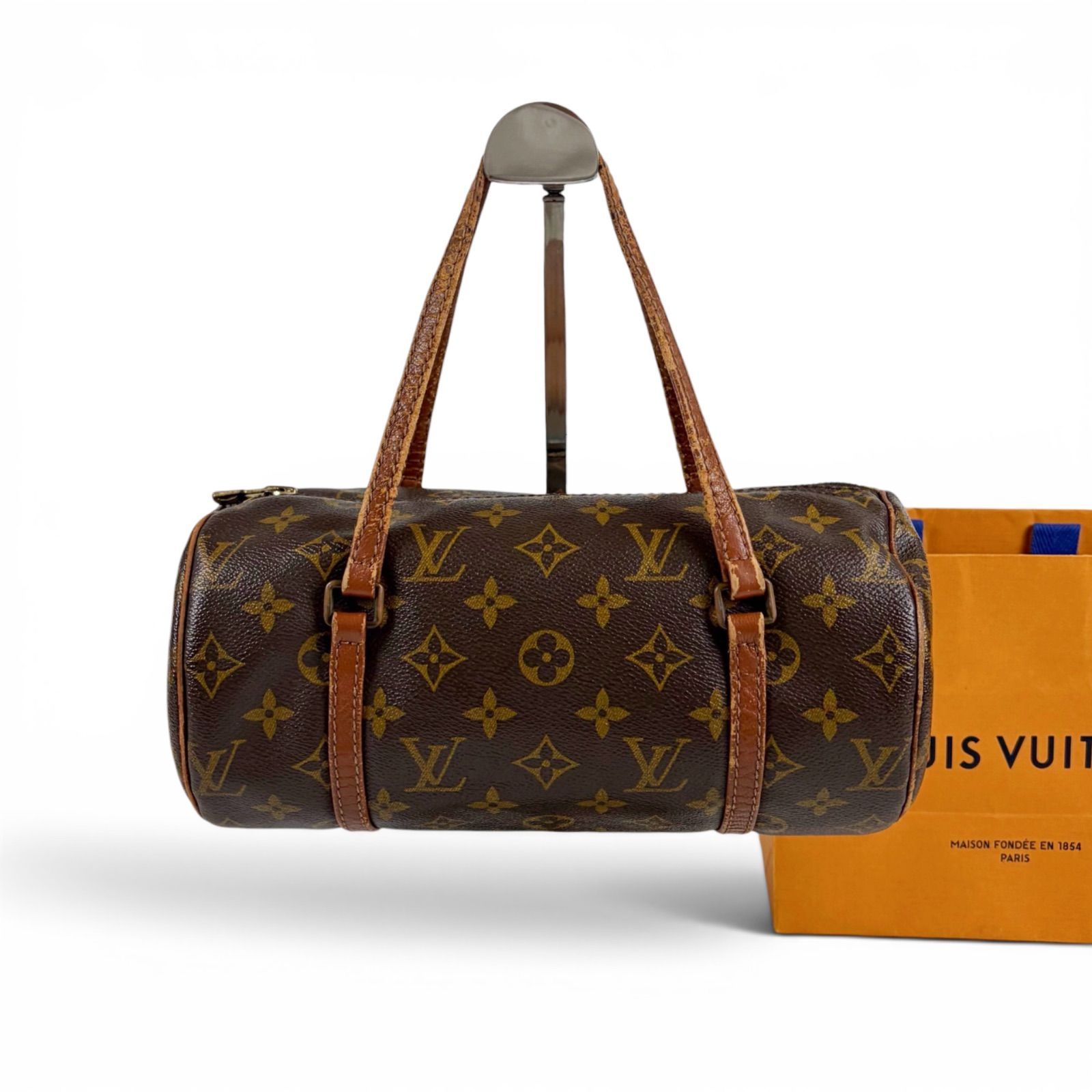 ルイヴィトン　LOUIS VUITTON 旧型　パピヨン26 セミショルダーバッグ　モノグラムレザー　ハンドバッグ 21,000円