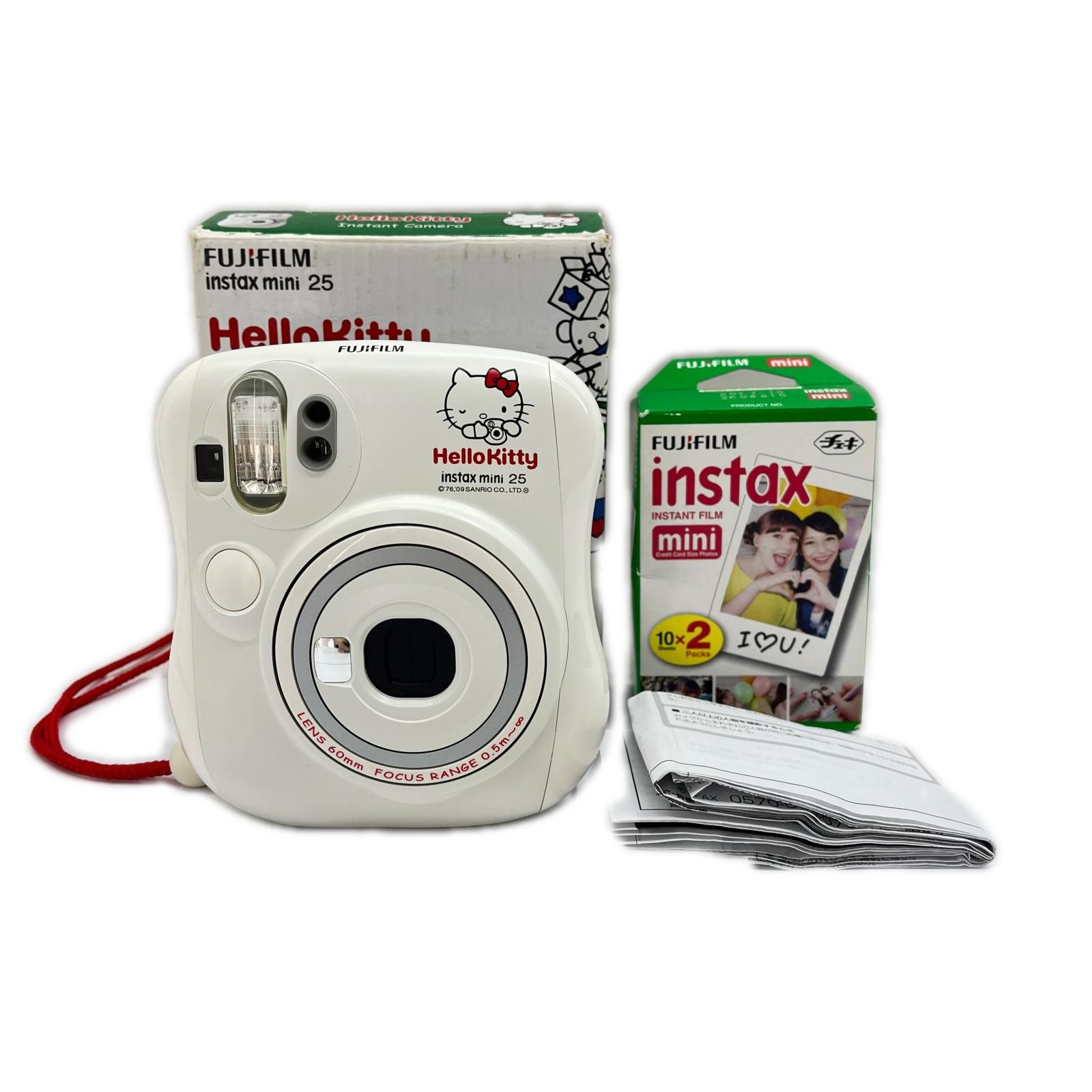 FUJIFILM フジフィルム instax mini25 Hello Kitty チェキ フィルム付