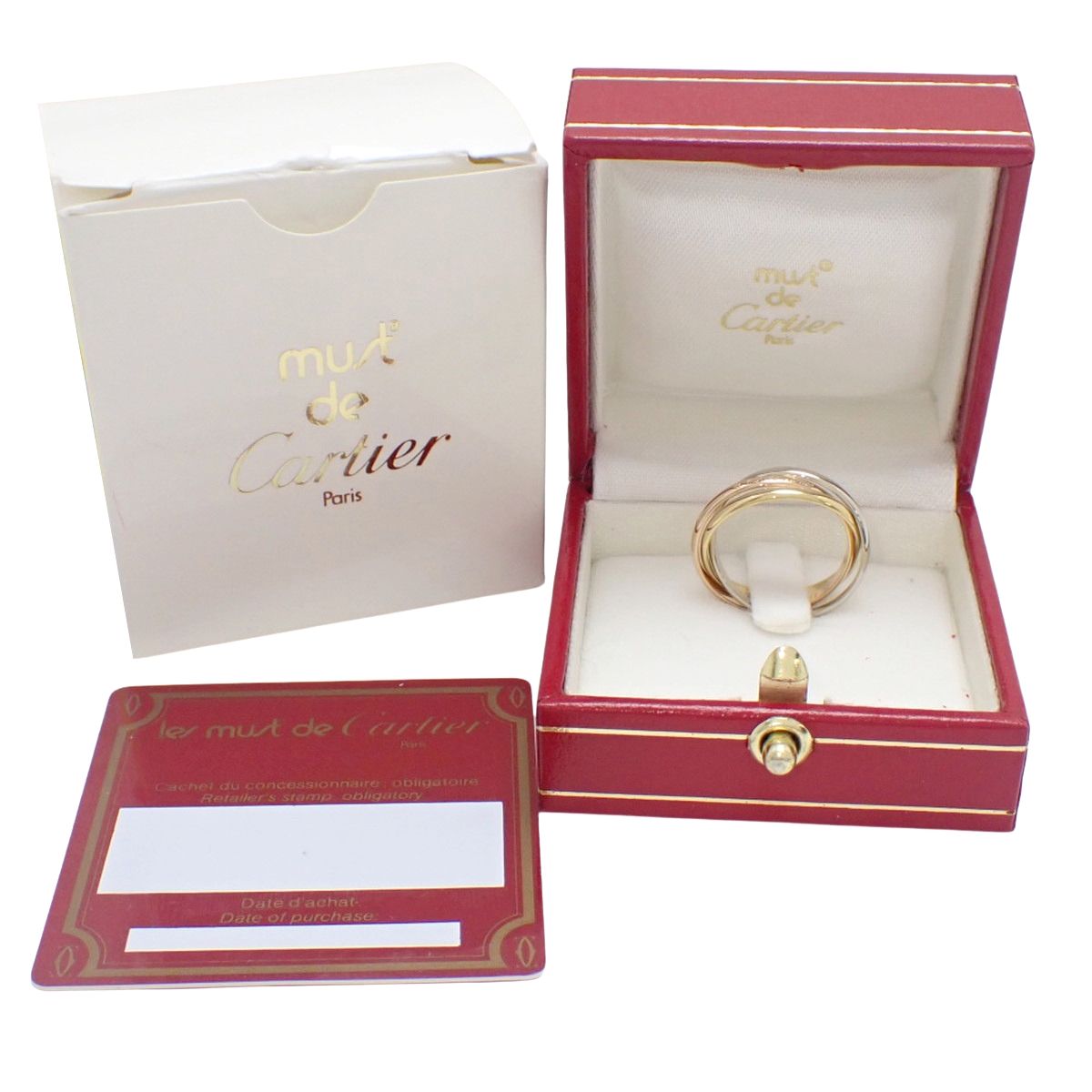 CARTIER(カルティエ) les must de Cartier トリニティ リング スモール