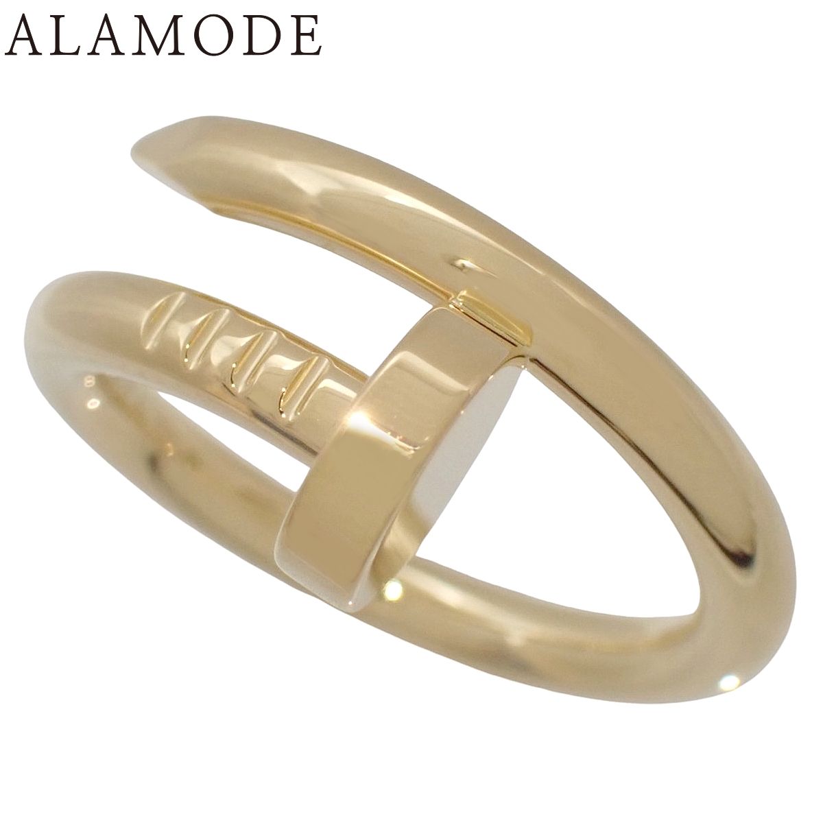 【2026年保証書付】CARTIER(カルティエ) ジュスト アン クル リング クラシックモデル B4092600 イエローゴールド K18YG 49 7.1g リング・指輪 ジュエリー ゴールド金 レディース 40806000343【中古】【アラモード】