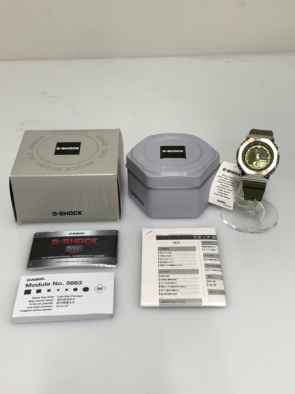 CASIO カシオ G-SHOCK GM-S2100-3ADR ジーショック 海外モデル アナデジ クォーツ腕時計 【196-260715-yn-38-min】