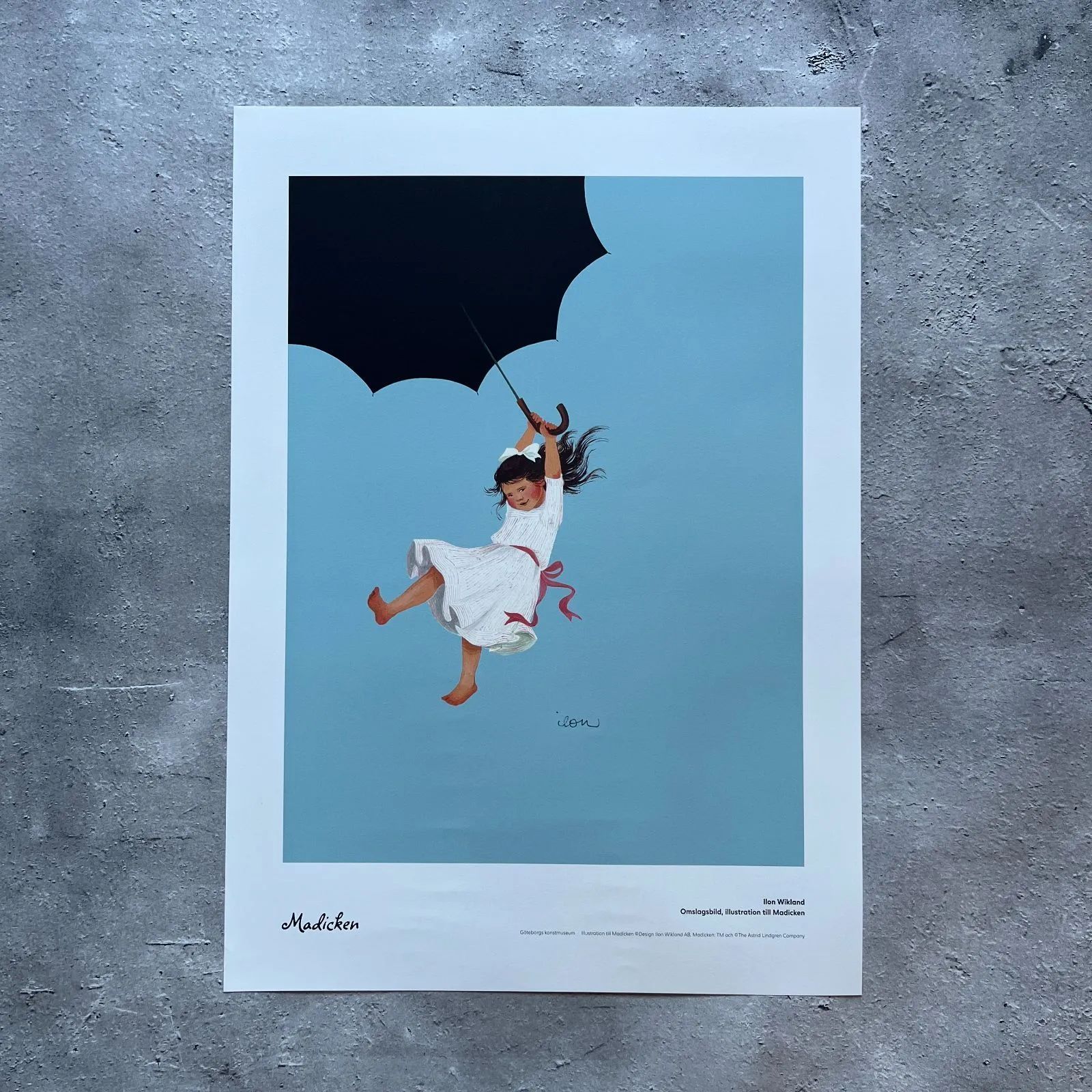 イロン・ヴィークランド｜Madicken アートポスター｜公式プリント｜50×70cm