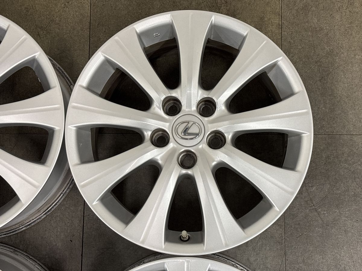 スタッドレス用などに】レクサス GS 純正 17in 7.5J +45 PCD114.3 4本 