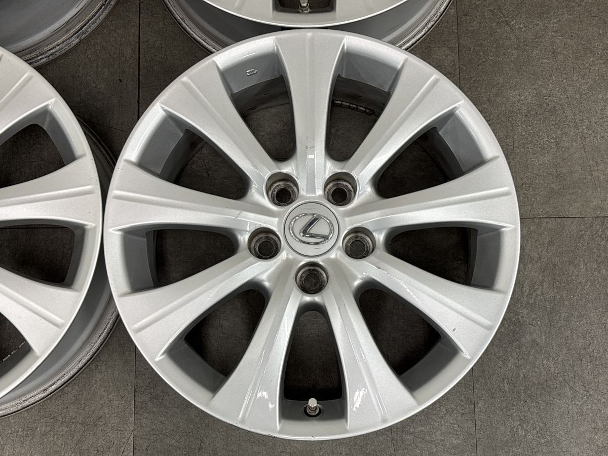 スタッドレス用などに】レクサス GS 純正 17in 7.5J +45 PCD114.3 4本 
