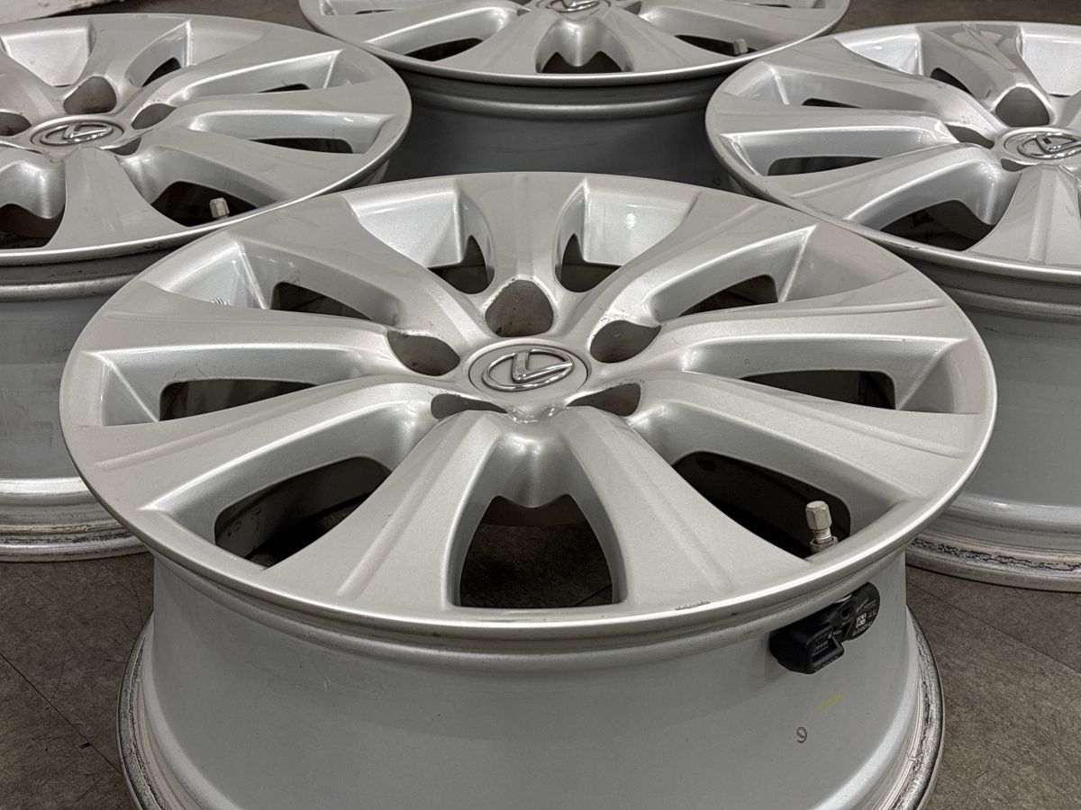 スタッドレス用などに】レクサス GS 純正 17in 7.5J +45 PCD114.3 4本 