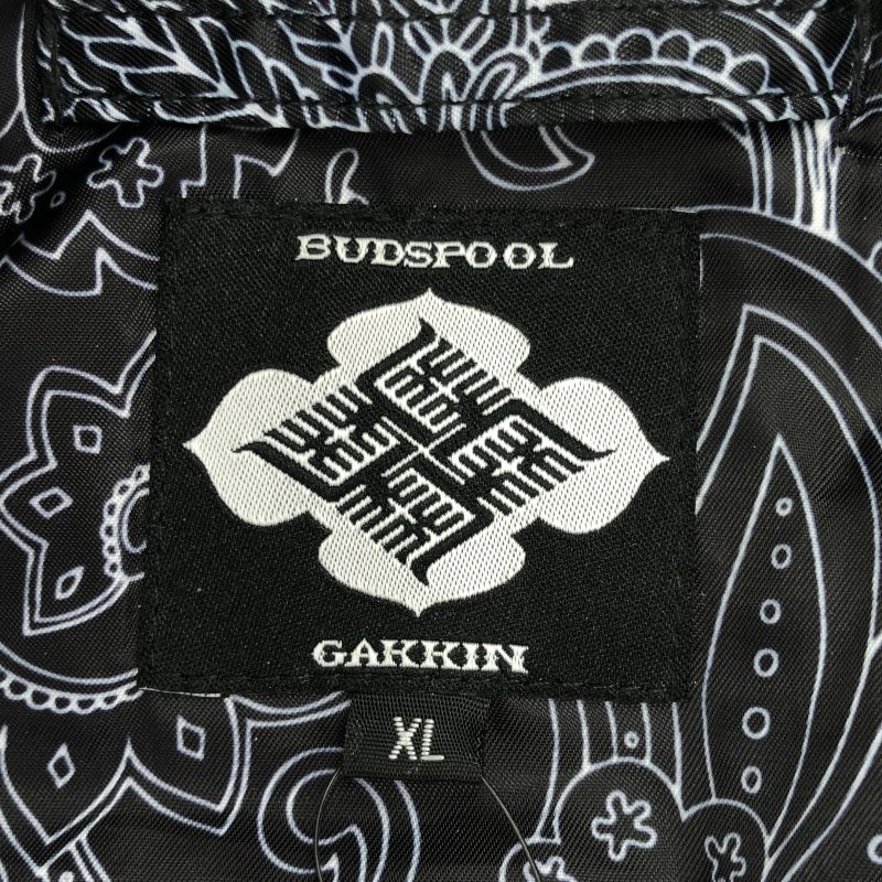 中古】GAKKIN × BUDSPOOL バッズプール 花罰 MA-1 FLIGHT JACKET MA-1
