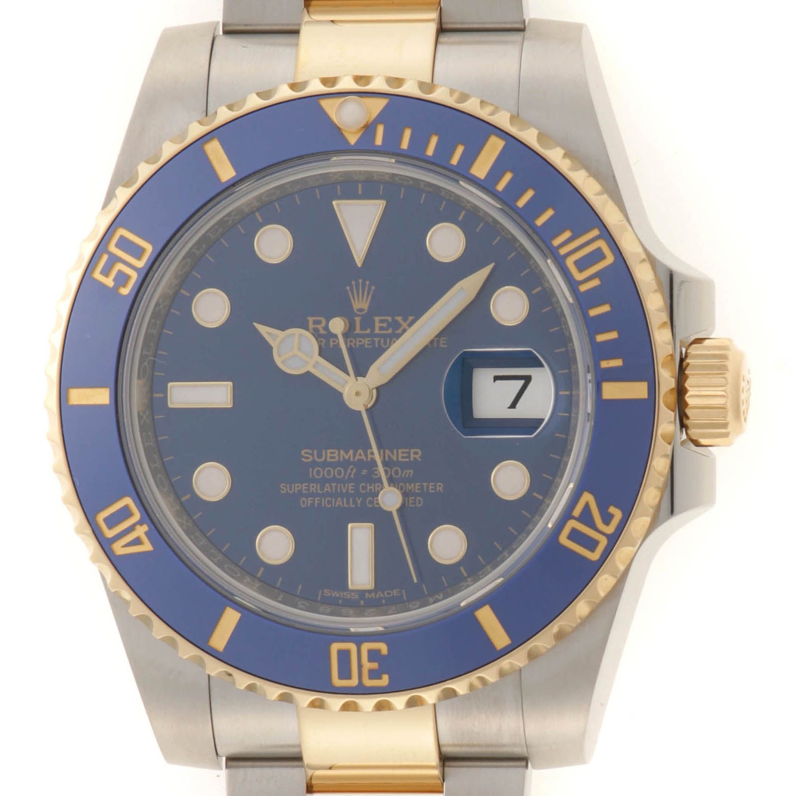 ROLEX ロレックス サブマリーナ 116613LB SS/YG 自動巻き ブルー文字盤 メンズ【432】【2147100607390】