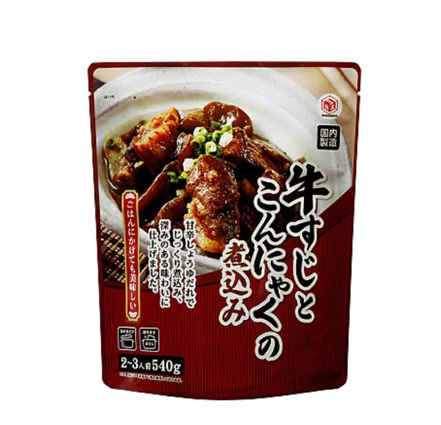 牛すじとこんにゃくの煮込み 常温 540G【10個セット】