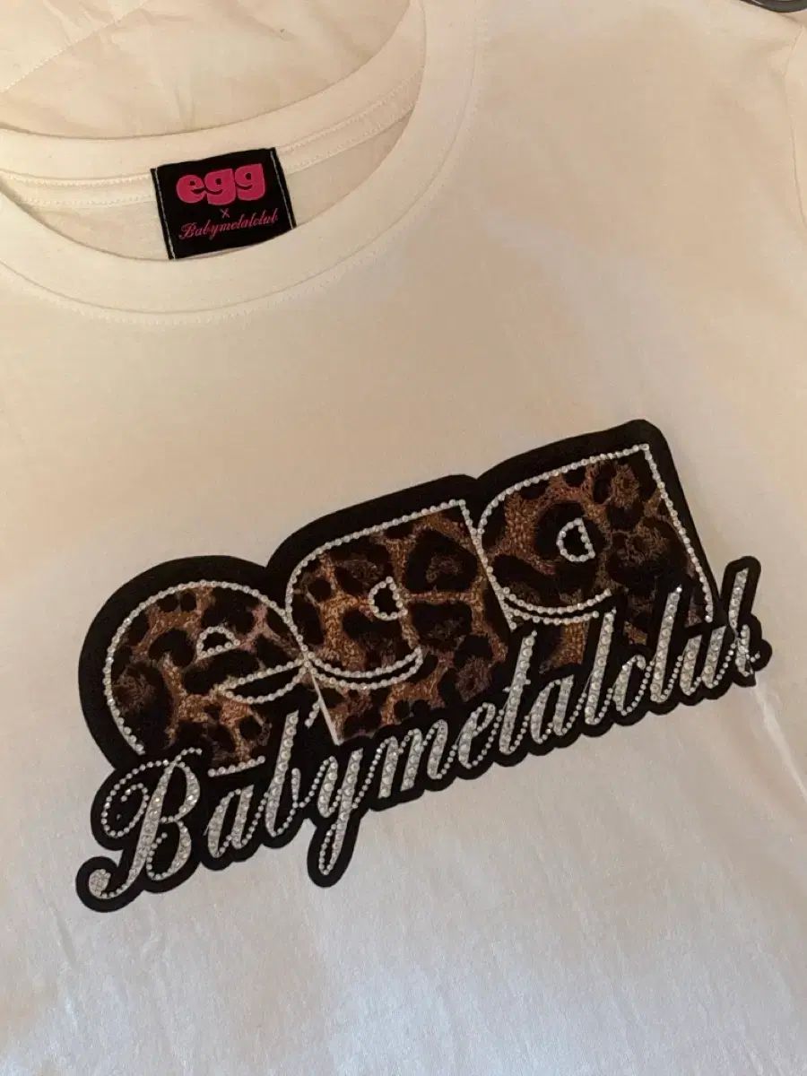 Babymetalclub ベメクル エッグ コラボ ラインストーン Tシャツ