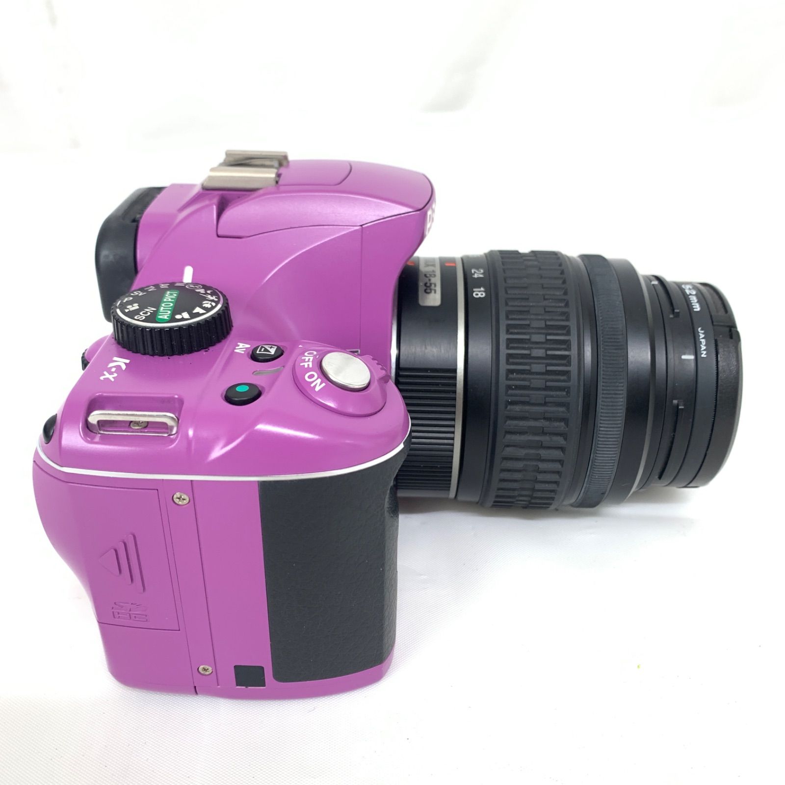 中古】PENTAX ペンタックス K-X パープル レンズ/かばんセット M80715
