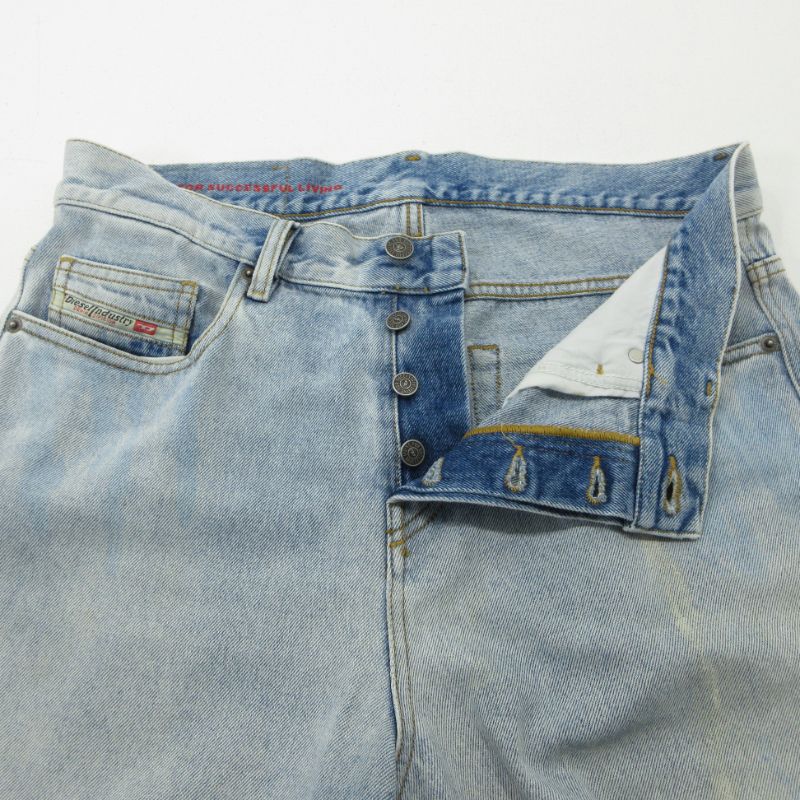【三重本店】 中古 DIESEL | ディーゼル ボタンフライデニムパンツ 2020 D-VIKER ブルー サイズ：31 【107】 三重本店】 中古 DIESEL | ディーゼル ボタンフライデニムパンツ 2020