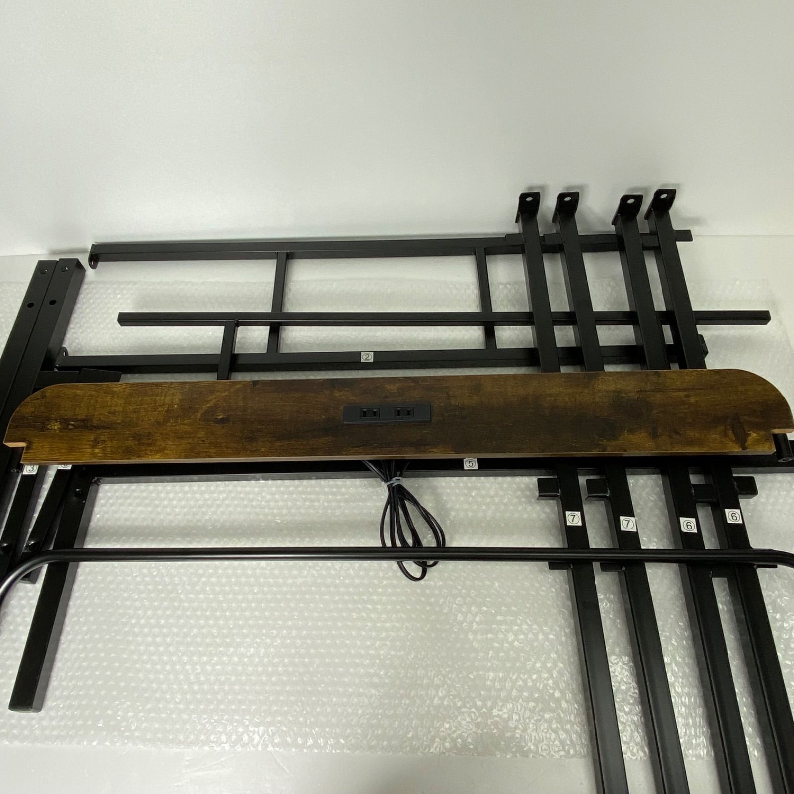 展示品】ニトリ シングル パイプベッド バジーナ C-STN JY ブラック